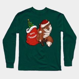 Santa Fox Long Sleeve T-Shirt